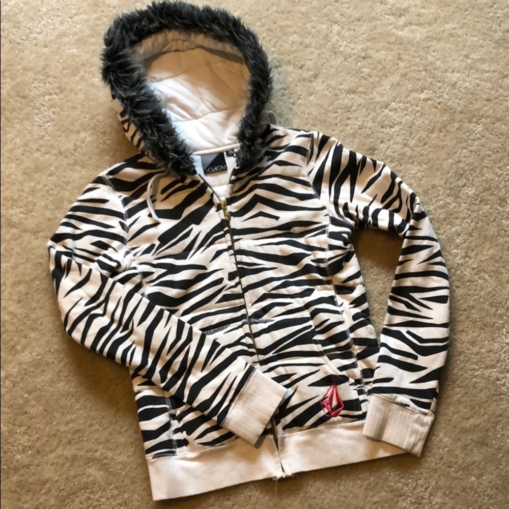 Volcom Zebreka Zip Up Fleece